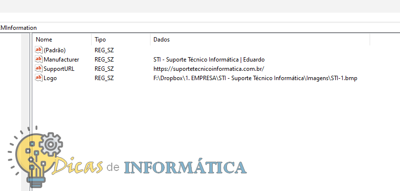 logo Como alterar o logotipo e as informações do OEM no Windows