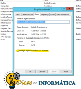 proteger-objeto-contra-exclusao-acidental-275x300 Como excluir uma unidade organizacional protegida no Windows Server